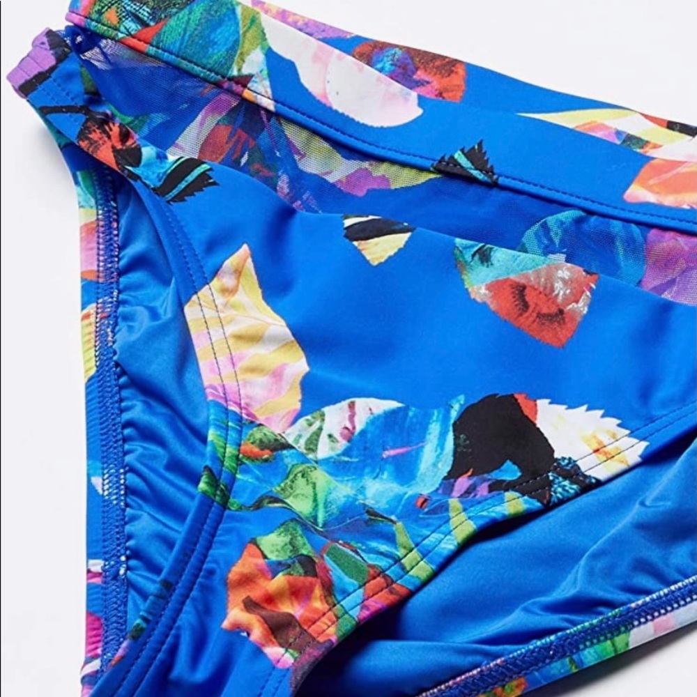 NWT‎ $59 La Blanca Havana Tropics Bikini Bottom Sz4 - Picture 2 of 8